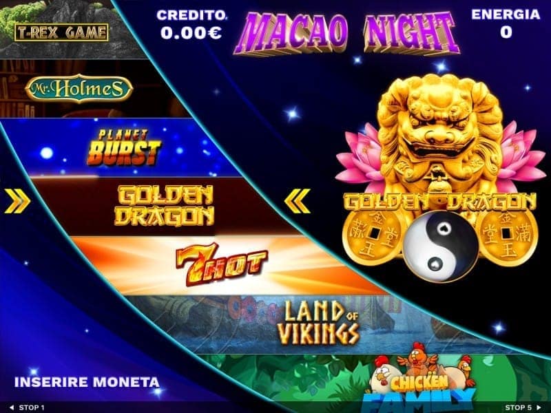 MACAO NIGHT — Schede